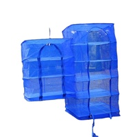 Filet de séchage pliable à 3 à 5 couches, filet de pêche en plastique pliable, filet de séchage multi-couches, filet de séchage alimentaire