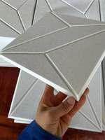 Panneaux acoustiques insonorisants en feutre PET, fibre de polyester, insonorisants pour la décoration intérieure, studio d'enregistrement, bureau