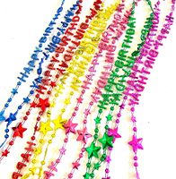 6 Stück bunte alles Gute zum Geburtstag Party Perlen Halsketten Geburtstags feier Perlen Halsketten Lieferungen für Silvester Party Dekorationen