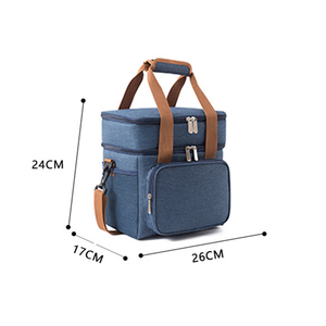 Thăng hoa cho nam giới phụ nữ tái sử dụng cho thực phẩm mềm nhiệt cách điện túi với tùy chỉnh in logo Hộp Ăn Trưa Lớn Túi lạnh - Product Image 3