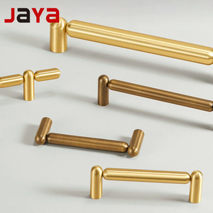 2026 New Product Brass Modern Minimalist Brushed Surface-Mounted Furniture Handle for Drawers Wine Cabinets Kitchen - Product Image 1
