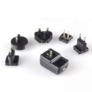 Fuente de Alimentación <span class=keywords><strong>Micro</strong></span> <span class=keywords><strong>USB</strong></span> 24V 1A con Adaptador de Enchufe Intercambiable para Altavoz Bluetooth, Reloj Inteligente, Tira LED, Adaptador de Corriente para Montaje en Pared - Product Image 2