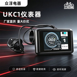ZCIRONG Electric <b>Bicycle</b> <b>Speedometer</b> 48V-72V TFT Display Waterproof IP66 USB Interface Bike Computer - Product Image 2