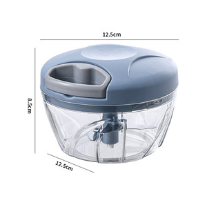 Accessoires de cuisine tout-en-un, hachoir à légumes et à oignons électrique avec lame en plastique durable, écologique, pour la préparation de salades - Product Image 2