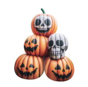 Halloween <b>Inflatable</b> Pumpkin Outdoor Decorations Blow Up Yard Build-in LEDs for Halloween Party Indoor Outdoor Yard Garden - Product Image 6