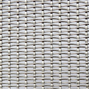 외벽 클래딩 및 천장 건축용 내식성 내열 일반 직조 와이어 메쉬 스테인리스 스틸 와이어 - Product Image 1