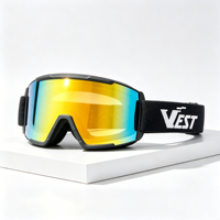 Lunettes de ski OEM ODM personnalisées, anti-buée, anti-rayures, UV400, pour hommes et femmes