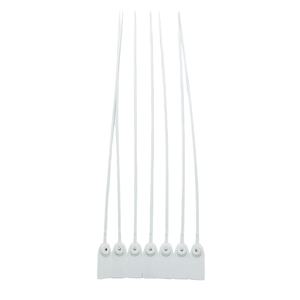 Пластиковая пломба-замок HS-PS 6010 с индивидуальным логотипом, одноразовая самозапирающаяся, для экспресс-доставки и почтовых отправлений - Product Image 2