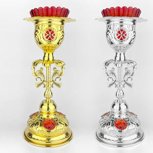 Hot Selling Orthodox Vergoldung Kerzenhalter für Kirche Hotel Dekor Home Decoration Kerzenhalter Hersteller aus China - Product Image 1