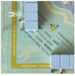 Juego de Mahjong Acrílico Plegable Pintado a Mano, Color Azul Brisa Marina Americana, 160 Piezas, Personalizado, Moderno, Ecológico y Duradero, Marca Shengjia - Product Image 6
