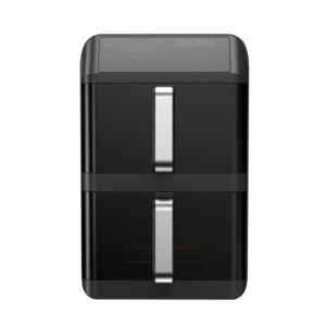 <span class=keywords><strong>Friteuse</strong></span> <span class=keywords><strong>à</strong></span> <span class=keywords><strong>air</strong></span> numérique 11,2 L 2400 W sans huile, intelligente avec écran LCD et <span class=keywords><strong>deux</strong></span> <span class=keywords><strong>paniers</strong></span> – Prix usine - Product Image 2