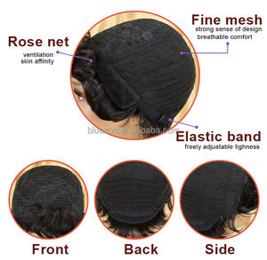 Peluca <span class=keywords><strong>de</strong></span> Cabello Humano con Corte Pixie Ombre T1/4/27, Sin Pegamento, Hecha a Máquina, con Flequillo y Corte en Capas para Mujer, Entrega Rápida - Product Image 2