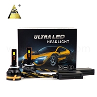 Ampoules de phares LED haute puissance 200W 880/881 Canbus Plug & Play 4 tubes en cuivre Phares LED de voiture