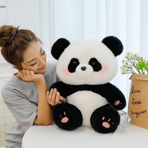 Black and White Cat-shaped Plush <b>Toy</b>, Cute Black and White cat Pillow Ornament, Suitable for Home Decoration, Festival Gift - Product Image 5
