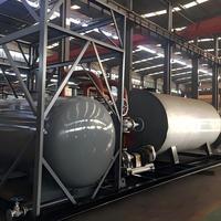 Chaudière à huile thermique industrielle au gaz diesel certifiée ASME Huanuo, type à serpentin automatique, haute efficacité