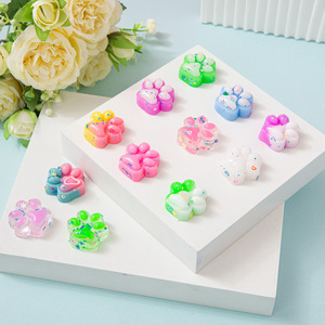 Cute Cartoon Cat Paw Squishy Mini Stress Relief Toy Multicolor TPE <b>Fidget</b> Toy for Kids 8 to 13 Years Unisex - Product Image 2