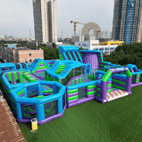 El parque temático inflable más grande, equipo de parque de diversión inflable, atrae a jóvenes y niños