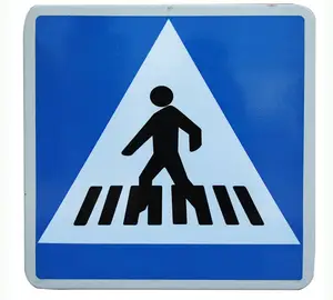 Aluminium Road safety reflective warning signal signs, reflective aluminum material traffic warning signs
