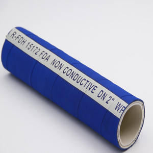 Vente directe d'usine, tuyau en caoutchouc de qualité alimentaire bleu et blanc, diamètre 30 mm, longueur 15 m/20 m, service de découpe pour le lait et la bière - Product Image 5