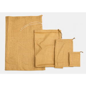 Sac en jute naturel réutilisable, biodégradable, écologique, personnalisable, pour l'agriculture, le terrassement, l'aménagement paysager et le jardinage - Product Image 3