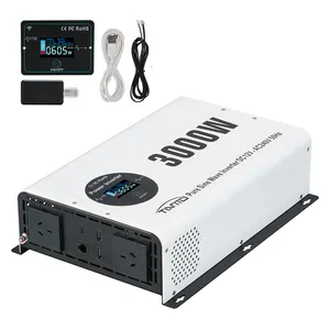 New design 3kw power inverter with remote switch power inverter for tv fan and bulbs