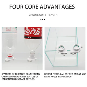 Sistema di Ricarica Automatica dell'<span class=keywords><strong>Acqua</strong></span> per Acquario, Dispenser a Gravità per <span class=keywords><strong>Acqua</strong></span> Dolce e Salata, per Vasche di Pesci, Tartarughe e Rettili - Product Image 2