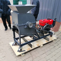 Broyeur de terre pour machines agricoles, broyeur d'argile, broyeur de feuilles de pin, broyeur de rafles de maïs, broyeur de maïs électrique, à vendre au Zimbabwe
