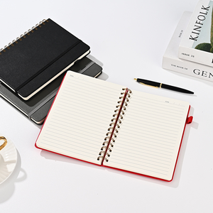 Business Office Spiral Notebook Customized Creative Meeting A5 High-End Kraft Paper 60 Sheets Student Strap Notebook - Product Image 1