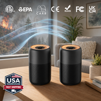 Purificateur d'air HEPA certifié avec filtre à charbon portable, idéal pour le bureau, la chambre et le dortoir, avec options OEM, ODM, CE, RoHS, FCC