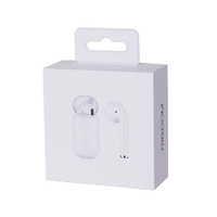 Emballage d'écouteur d'emballage de luxe d'impression personnalisée en gros pour couvercle et base de boîtier de casque Bluetooth sans fil