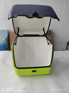 Caja de almacenamiento trasera de fibra de vidrio para motocicleta/scooter, baúl trasero, caja superior para reparto, piezas de repuesto para motocicleta eléctrica - Product Image 5