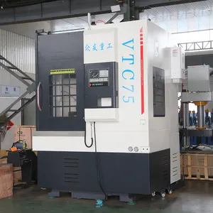 Réparation de jantes de roues de voiture, automatique, tour Vertical CNC VTC75, 7 pièces