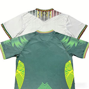 قميص كرة قدم سريع الجفاف بشعار مخصص، قميص رياضي مطبوع بالتسامي للبالغين مصنوع من البوليستر مع طباعة الأسماء - Product Image 1