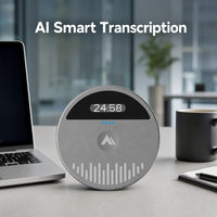 Hbnkh Enregistreur vocal intelligent professionnel ChatGPT avec application et télécommande, enregistrement super puissant pour réunions et conférences, dictaphone