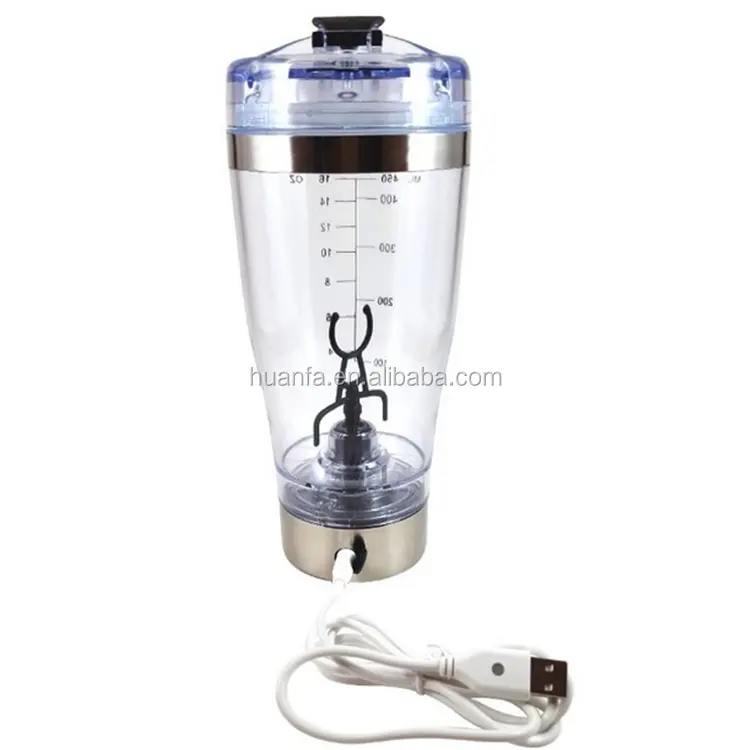 Bouteille de mélangeur Vortex Rechargeable par USB/bouteille de secoueur de 600ml-bouteille de secoueur de protéines électrique de gymnase