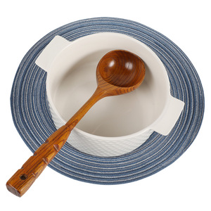 Wooden Spoon Large Size Long Handle For Cooking Hot <b>Pot</b> Kitchen Use Hand Wash Only - Product Image 2