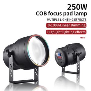 AICPOSE 250W LED Blinder COB Zoom Par Can Light con RGB para Iglesia, Teatro, Boda, Lámpara COB Focus Pad - Product Image 1