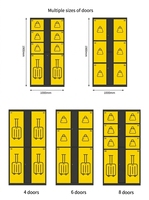 Meilleures Ventes : Casier à Bagages Intelligent en Métal avec Serrure Électronique, Armoire de Rangement Sécurisée pour Colis Personnels (Aéroport, Gare) 24/7