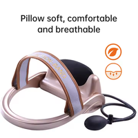 Masseur cervical électrique sans fil Dispositif de traction cervicale gonflable Soulagement de la douleur cervicale Fournitures de soins de guérison