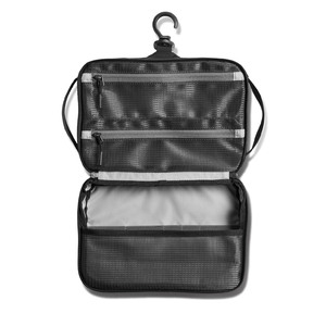 Trousse de Toilette Suspendue Personnalisée en Tissu Oxford Résistant à l'Eau avec Fermeture Éclair Grande Capacité pour Hommes, Idéale pour les Voyages d'Affaires - Product Image 2