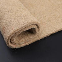 Niches de poulet compostables biodégradables avec herbes aromatiques en fibre de jute naturelle litière de chanvre pour éleveur de poulet de volaille