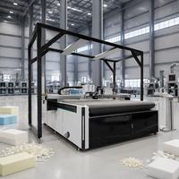TC Hot Sale CNC Oscillerende Mes Snijplotter EPE Schuimplaat Platte Tafel Automatische Digitale Snijmachine Pu/Eva Schuimplaat Snijder