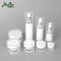 Pot rond en acrylique doré pour crème cosmétique et soin du visage, 5g, 10g, 15g, 20g, 30g, 50g, prêt à être expédié avec sérigraphie/estampage à chaud