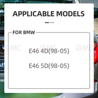 Éclairage de plaque d'immatriculation LED pour BMW série 3 E46 Sedan Touring 1998-2005