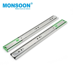 MONSOON 45mm Ball Bearing Soft Close <b>Drawer</b> Slide Side mounted Heavy Duty Hydraulic Telescopic Channel for Kitchen Cabinet - Product Image 2