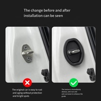Protection de serrure de porte en silicone, universelle pour voiture, anti-collision, absorption des chocs, amortisseur de porte de voiture en caoutchouc