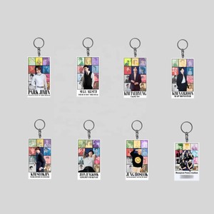 Llavero Acrílico al por Mayor de KPOP <span class=keywords><strong>BTS</strong></span>, Colgante de los Miembros de Bangtan Boys JUNGKOOK/V/<span class=keywords><strong>JIMIN</strong></span>/RM/JIN/SUGA/J-HOPE, Anillo para Llaves, Regalo para Fans del Army - Product Image 2