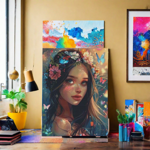 COOLEVE 50x60 Pintura de Diamantes Personalizada de Gran Formato, Rosas de Cristal 5D, Decoración Clásica para el Hogar, Venta al por Mayor de Fábrica, Retrato - Product Image 4
