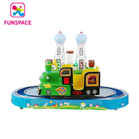 Funspace mesin permainan anak Arcade anak-anak permainan kereta kecil Kiddie wahana koin dioperasikan mesin hiburan