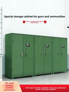 Coffre-fort intelligent multi-armoires renforcé pour armes à feu et munitions, anti-explosion, antivol, avec double verrouillage et mot de passe - Product Image 2